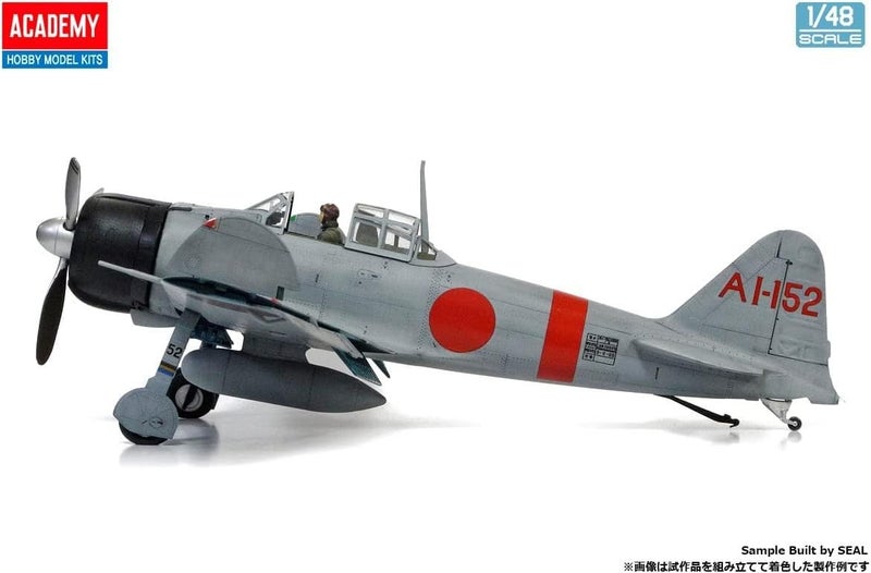 Academy 12352 1/48 Japanese Navy Zero Ship Fighter Airplane Type 21 Midway Battle Plastic Model - Image 4